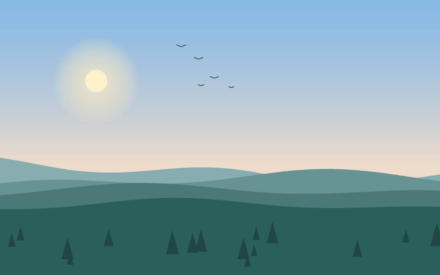 Landschaftsillustration