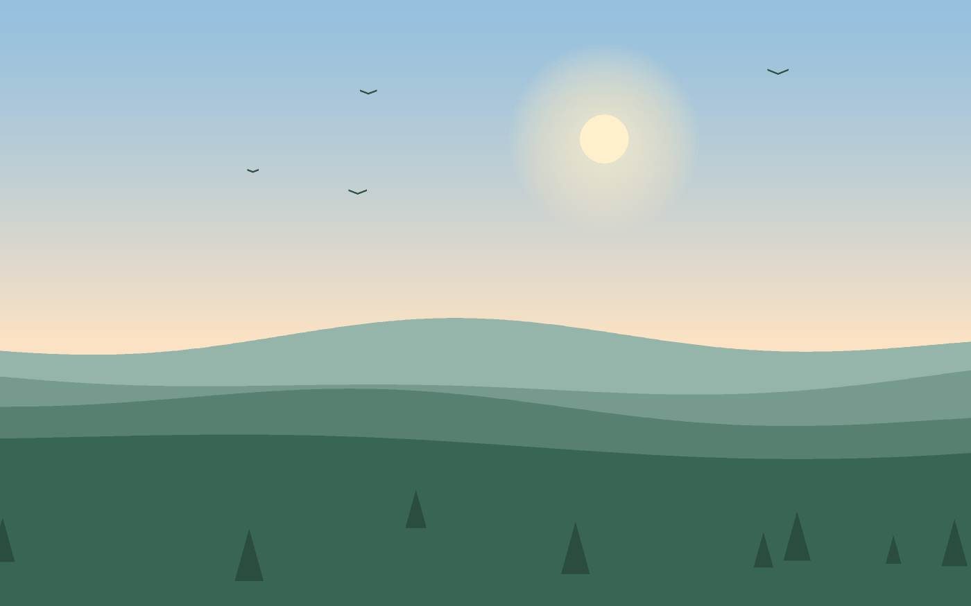 Landschaftsillustration