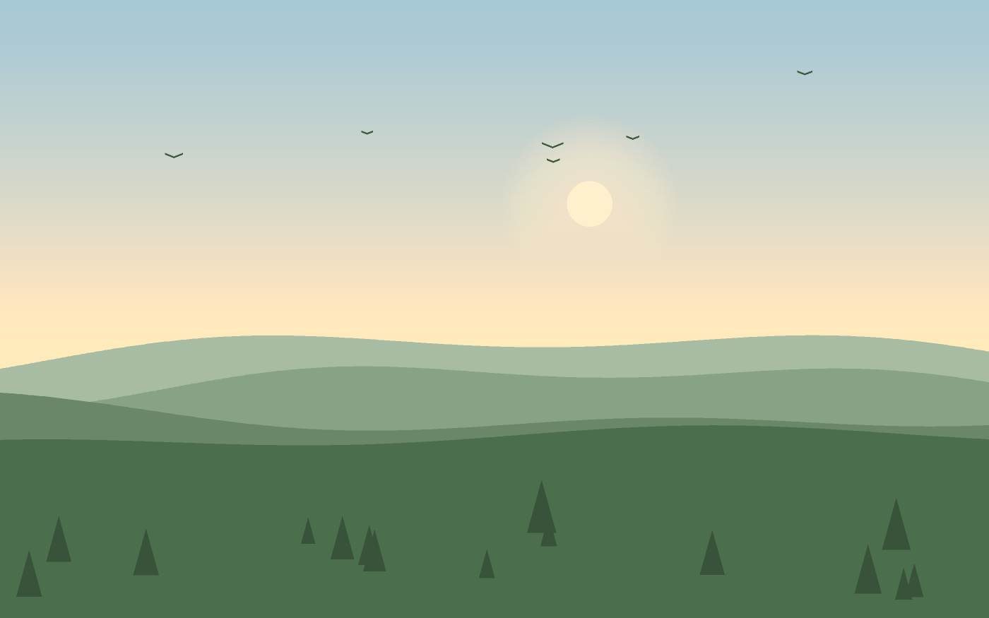Landschaftsillustration