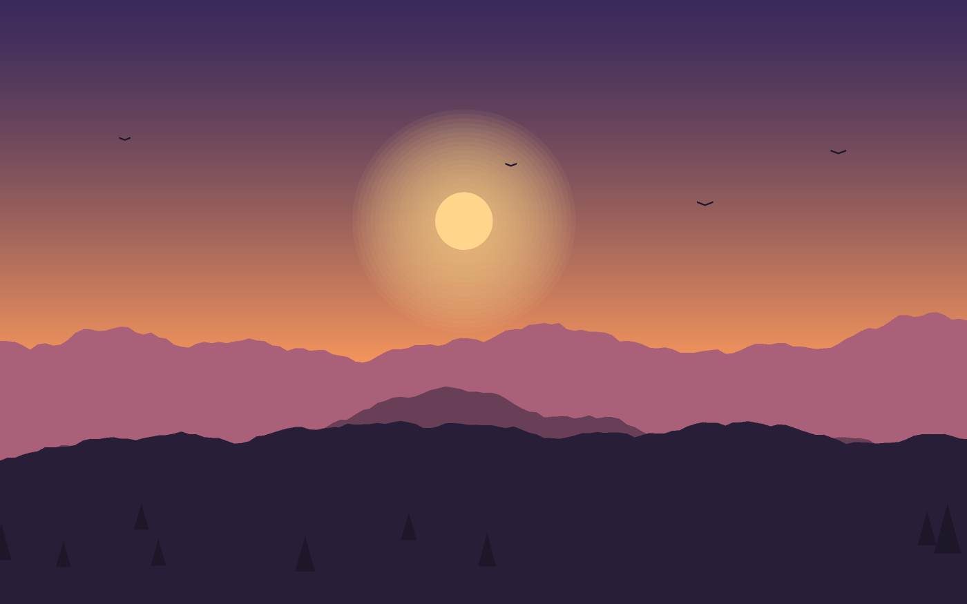 Landschapsillustratie
