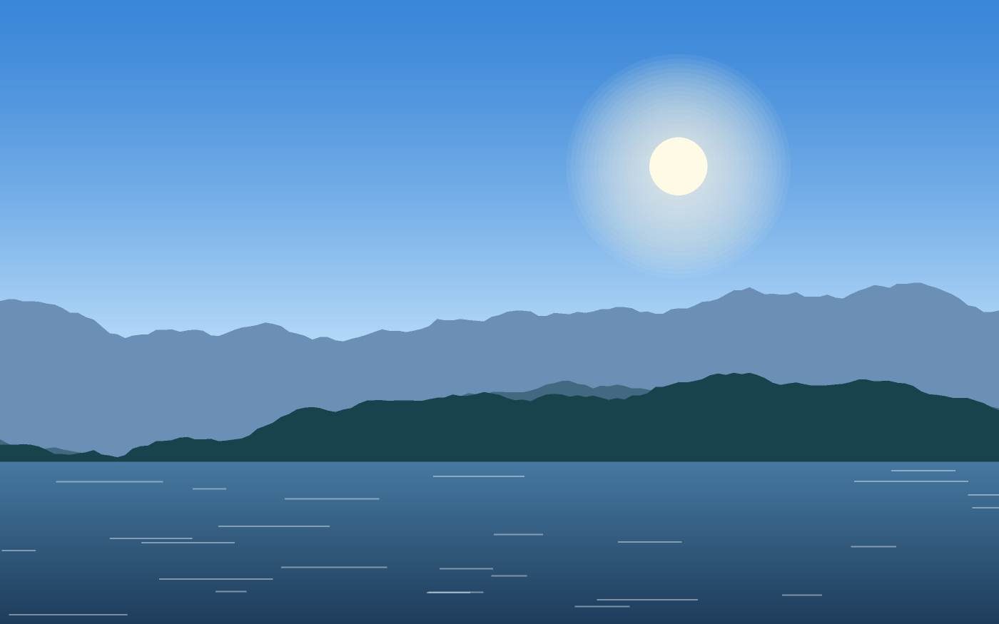 Landschapsillustratie