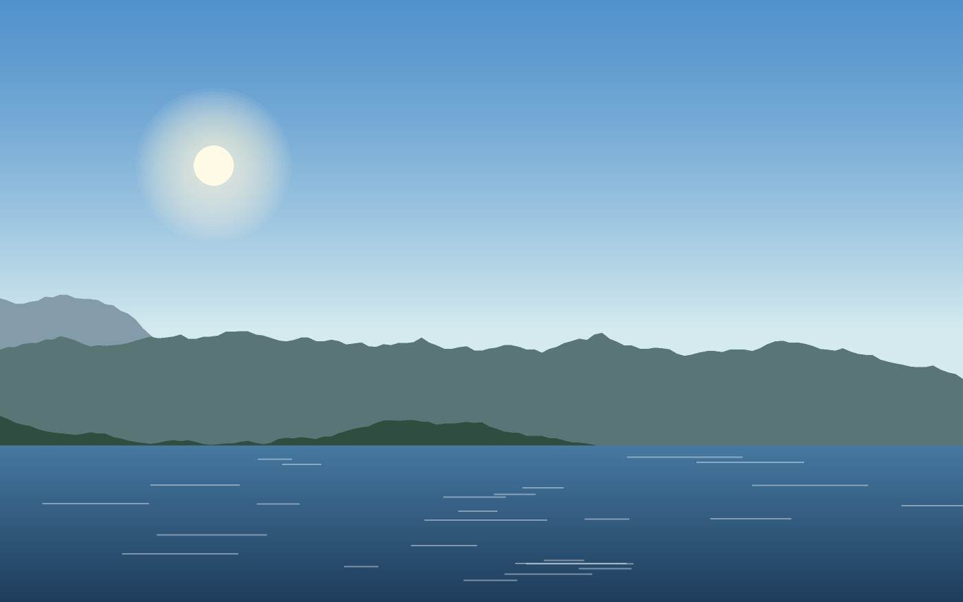 Landschaftsillustration