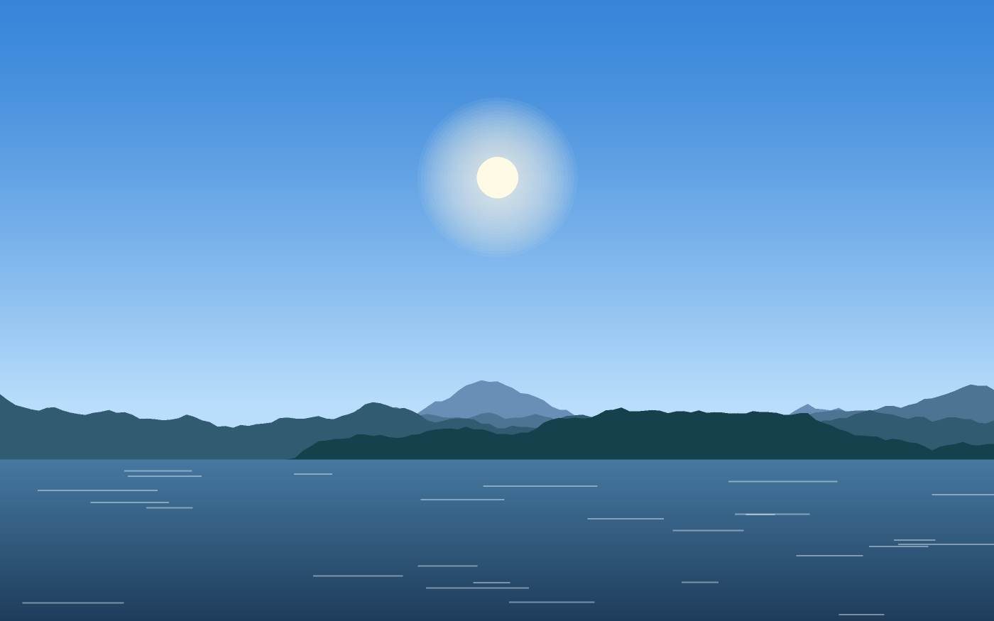 Landschaftsillustration