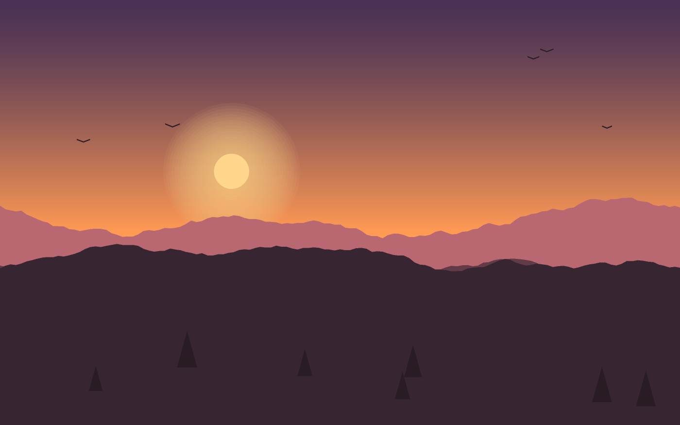 Landschaftsillustration