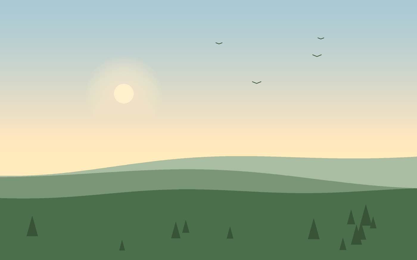 Landschaftsillustration