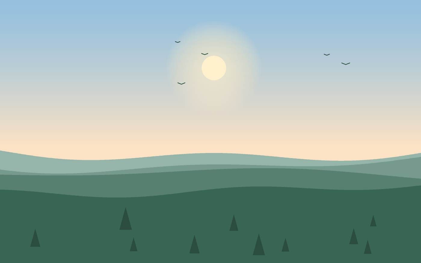 Ilustrace krajiny