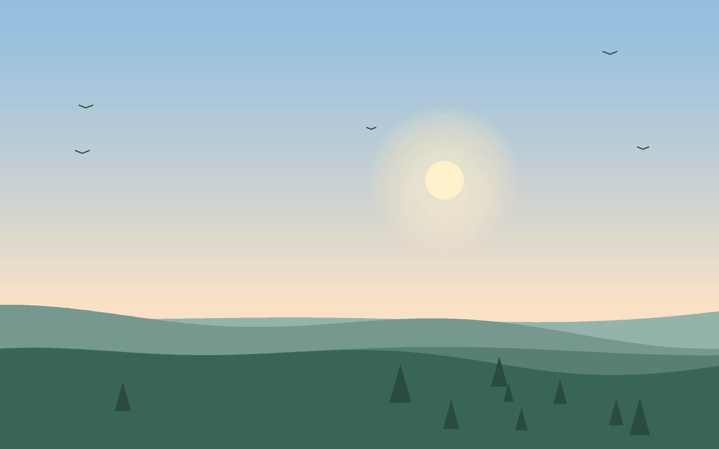 Ilustrace krajiny