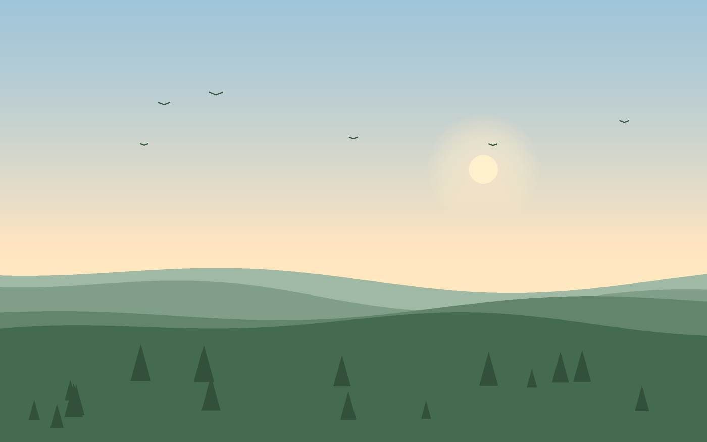 Ilustrace krajiny