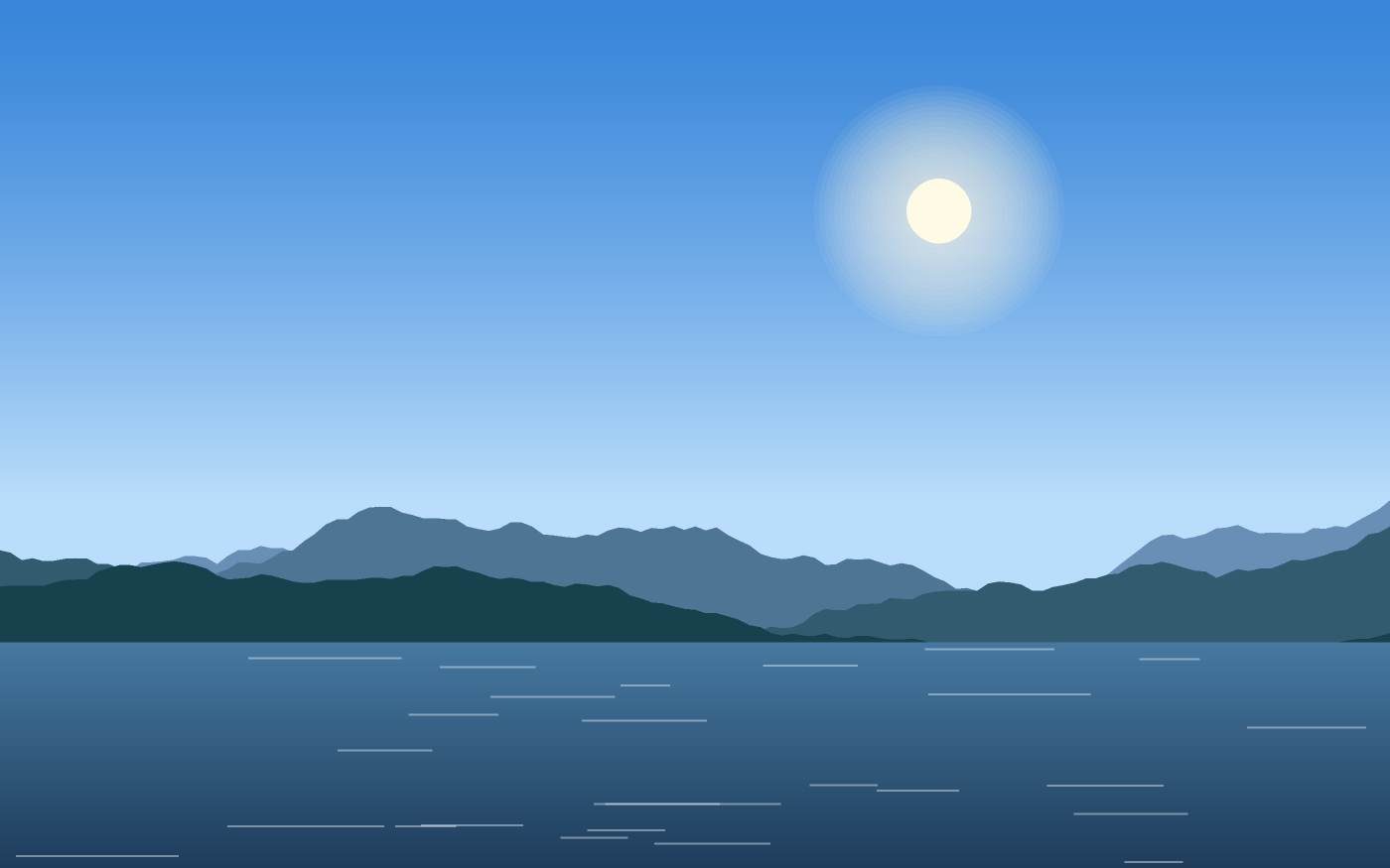 Ilustrace krajiny