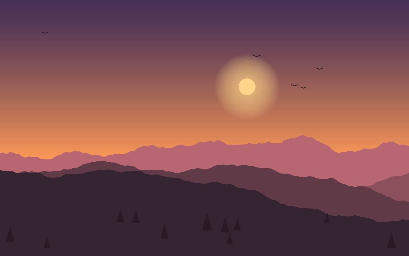 Landschaftsillustration