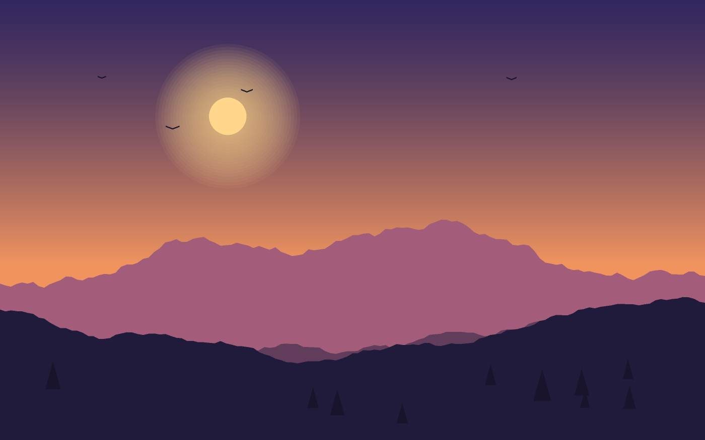 Landskabsillustration