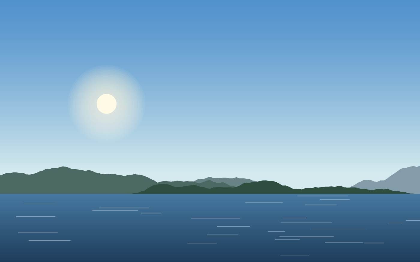 Ilustración de un paisaje