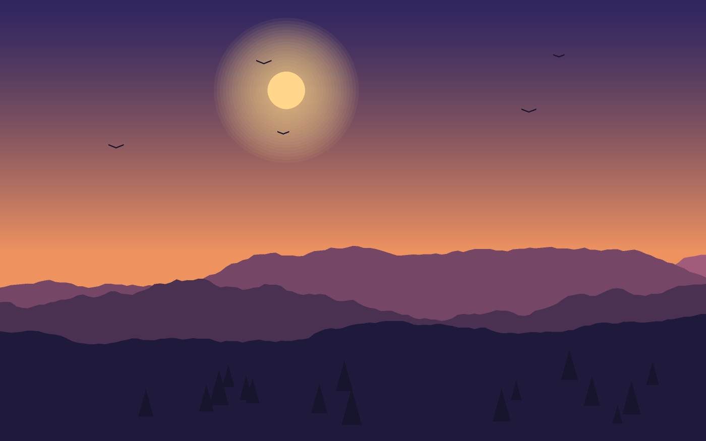 Landskapsillustration